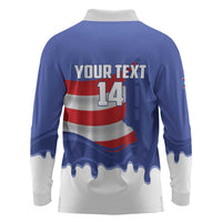 Puerto Rico 2026 Baseball Custom Long Sleeve Polo Shirt Go Puerto Rican El Morro Drip Style
