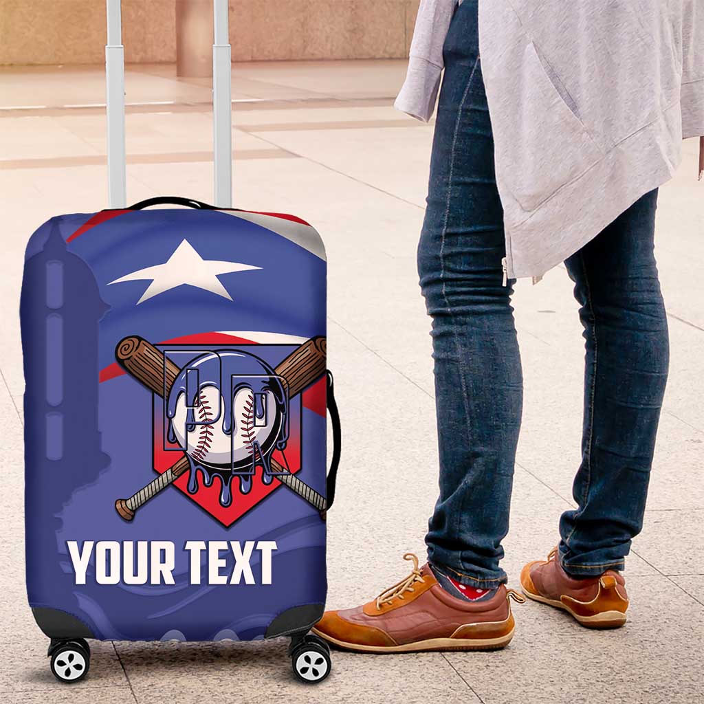 Puerto Rico 2026 Baseball Custom Luggage Cover Go Puerto Rican El Morro Drip Style