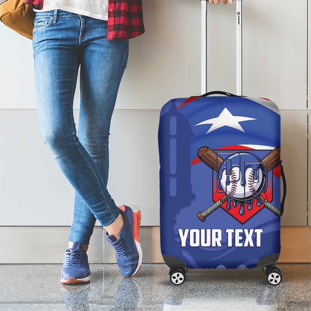 Puerto Rico 2026 Baseball Custom Luggage Cover Go Puerto Rican El Morro Drip Style