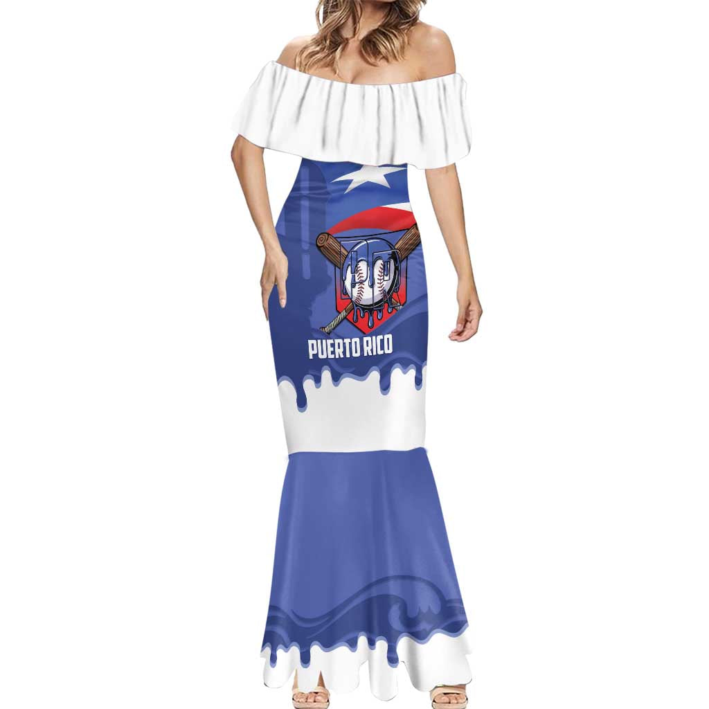 Puerto Rico 2026 Baseball Custom Mermaid Dress Go Puerto Rican El Morro Drip Style