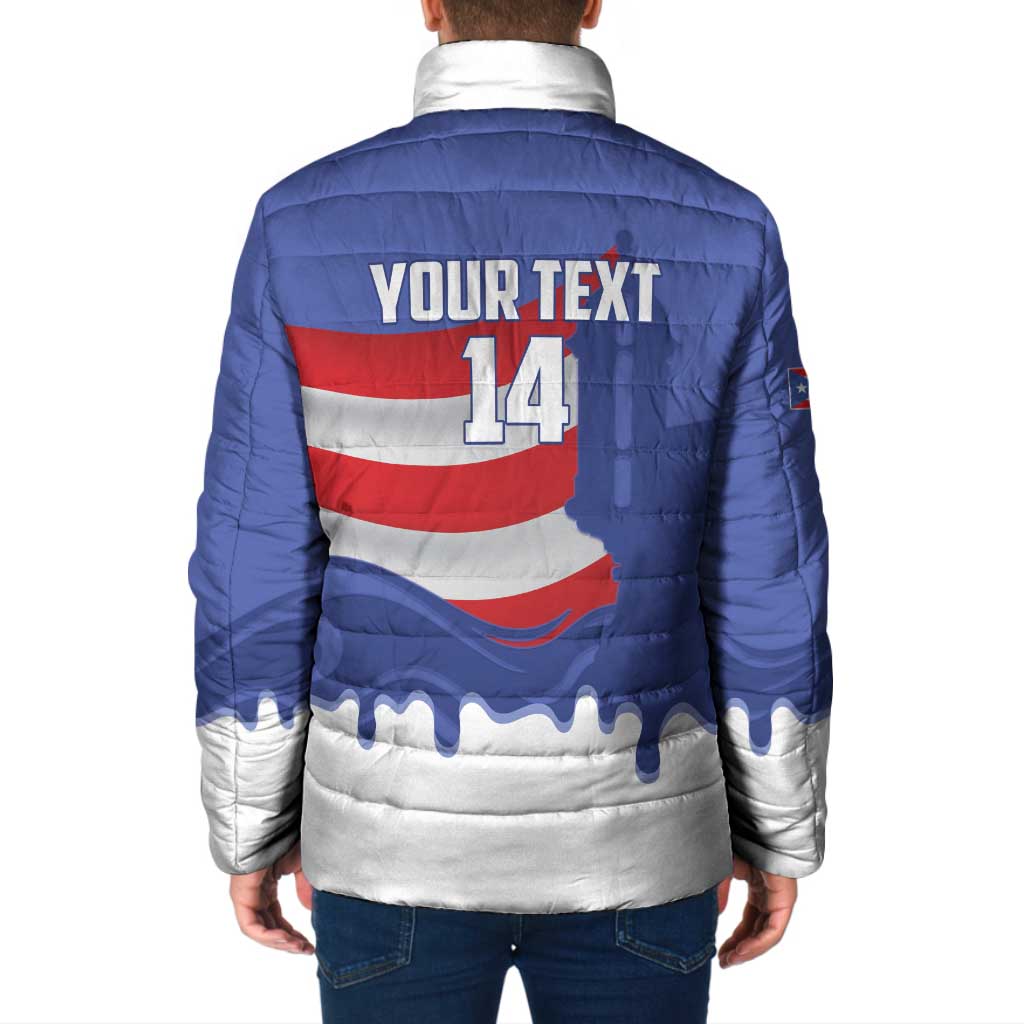 Puerto Rico 2026 Baseball Custom Padded Jacket Go Puerto Rican El Morro Drip Style