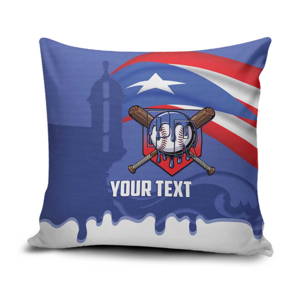 Puerto Rico 2026 Baseball Custom Pillow Cover Go Puerto Rican El Morro Drip Style