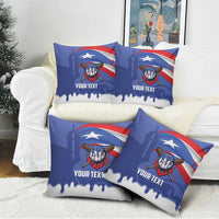Puerto Rico 2026 Baseball Custom Pillow Cover Go Puerto Rican El Morro Drip Style