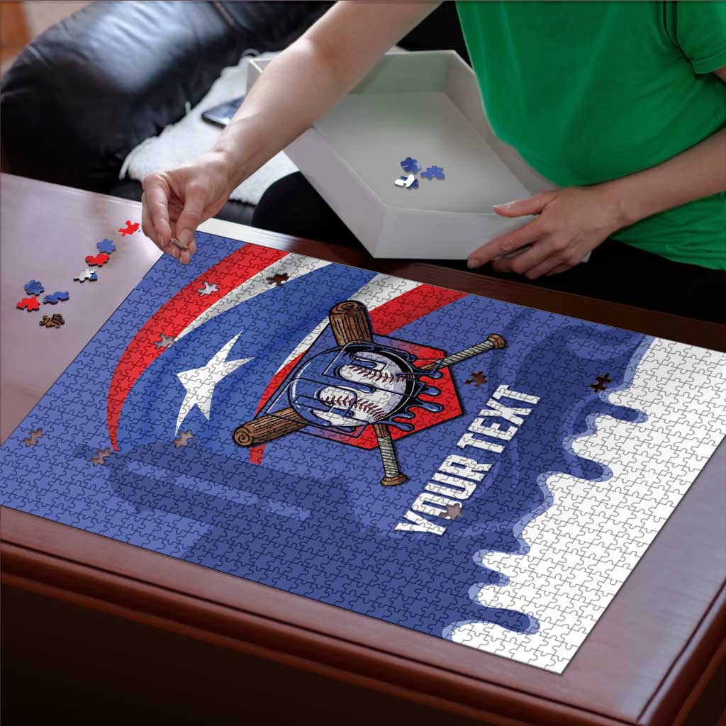 Puerto Rico 2026 Baseball Custom Puzzle Go Puerto Rican El Morro Drip Style