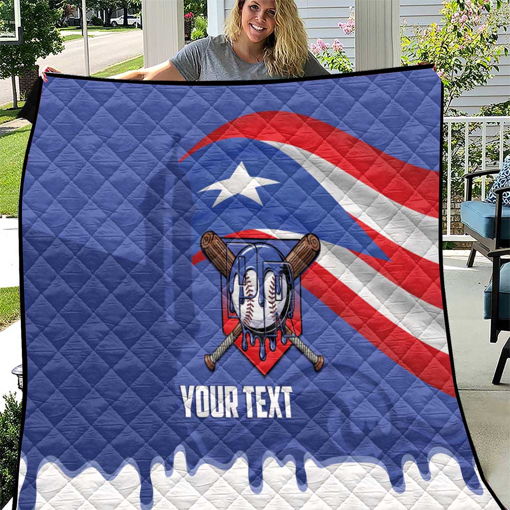 Puerto Rico 2026 Baseball Custom Quilt Go Puerto Rican El Morro Drip Style