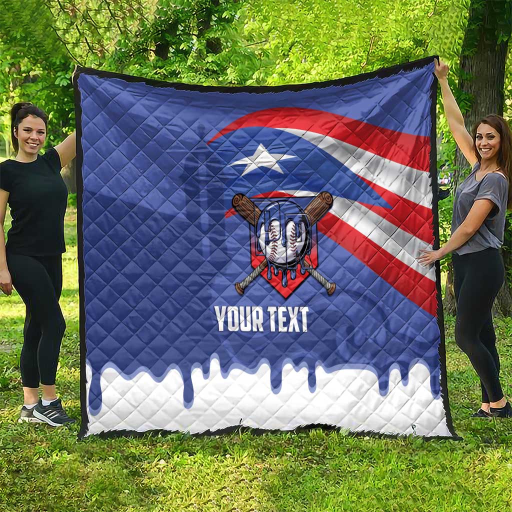 Puerto Rico 2026 Baseball Custom Quilt Go Puerto Rican El Morro Drip Style