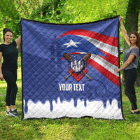 Puerto Rico 2026 Baseball Custom Quilt Go Puerto Rican El Morro Drip Style