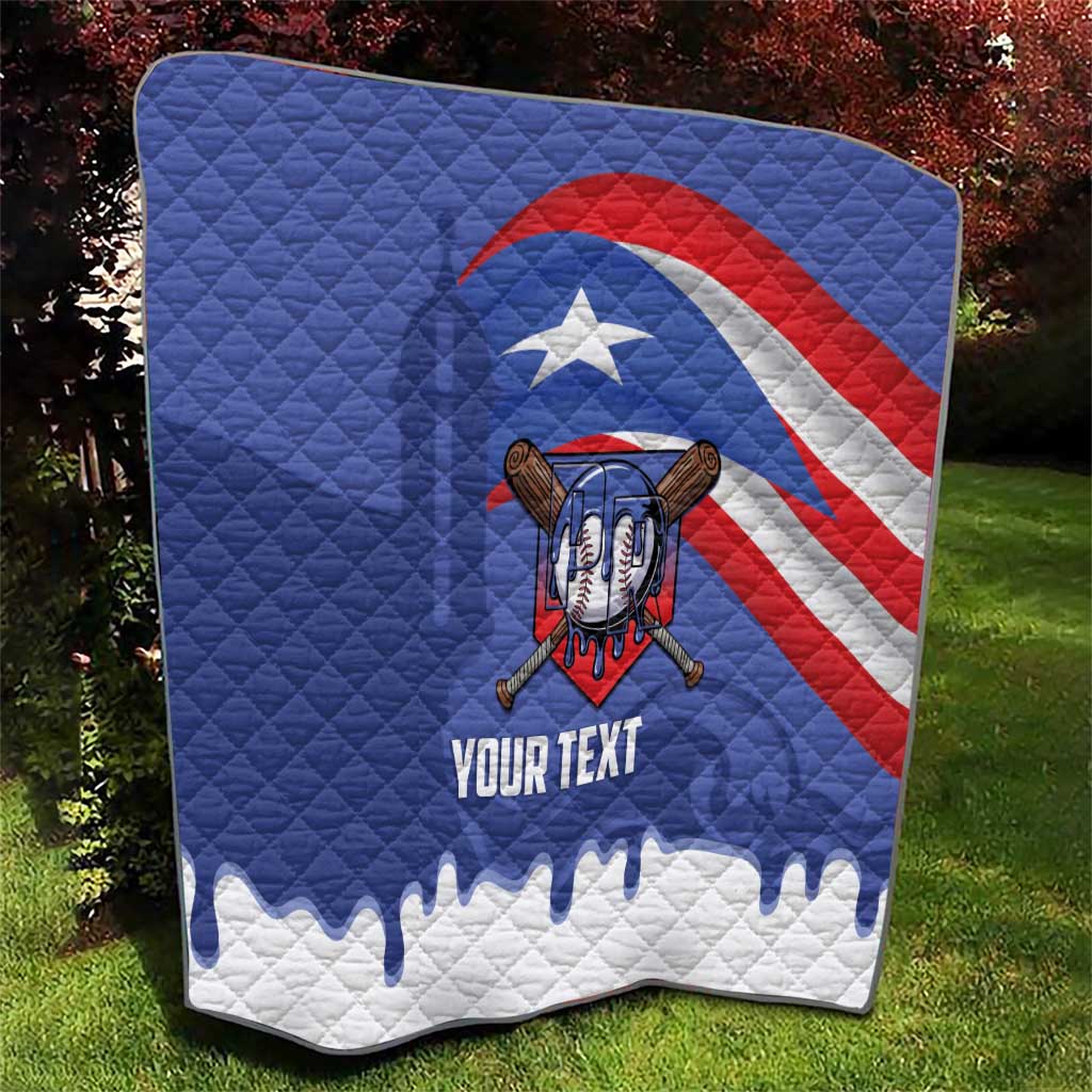Puerto Rico 2026 Baseball Custom Quilt Go Puerto Rican El Morro Drip Style