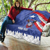 Puerto Rico 2026 Baseball Custom Quilt Go Puerto Rican El Morro Drip Style