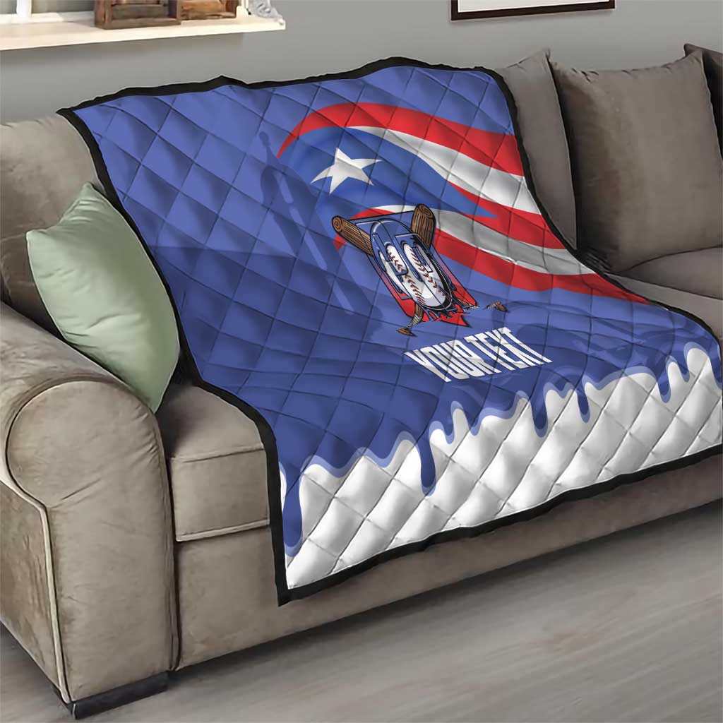 Puerto Rico 2026 Baseball Custom Quilt Go Puerto Rican El Morro Drip Style