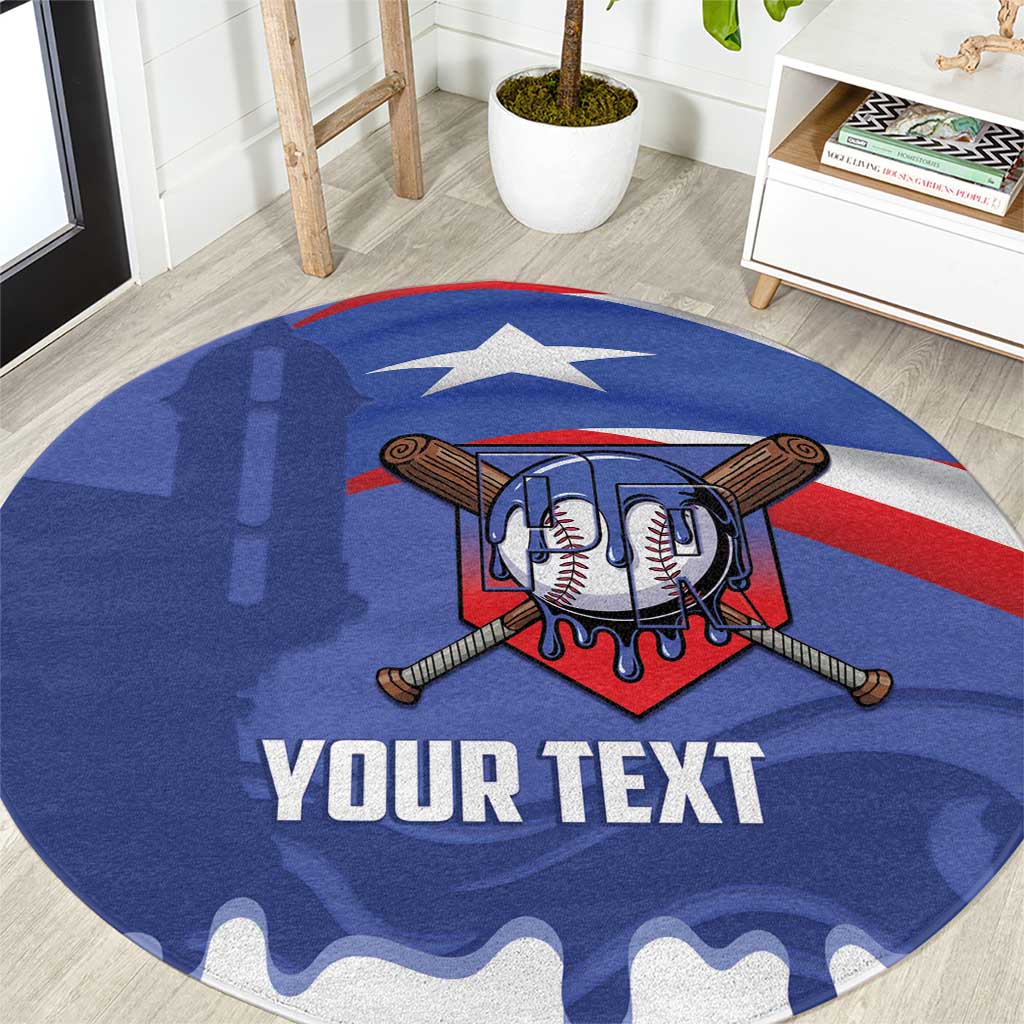 Puerto Rico 2026 Baseball Custom Round Carpet Go Puerto Rican El Morro Drip Style
