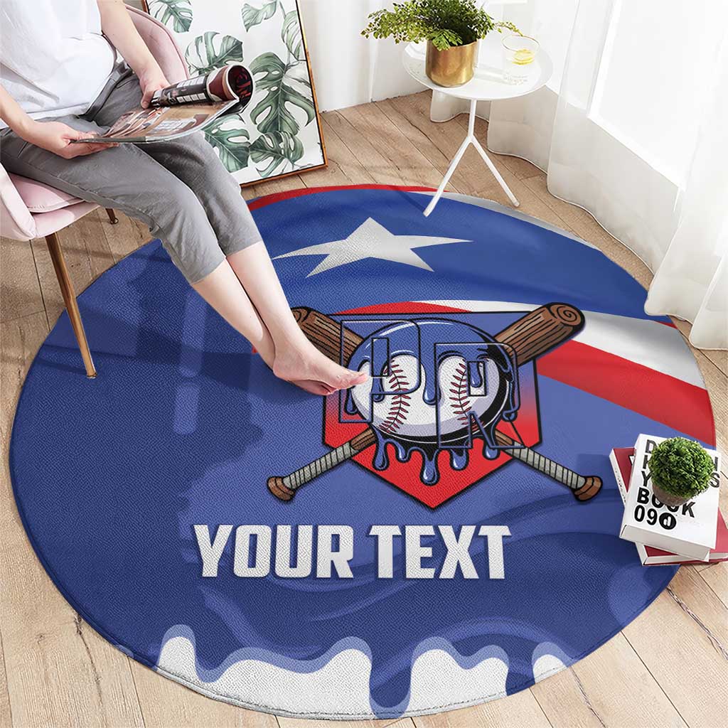 Puerto Rico 2026 Baseball Custom Round Carpet Go Puerto Rican El Morro Drip Style
