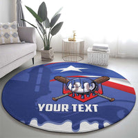 Puerto Rico 2026 Baseball Custom Round Carpet Go Puerto Rican El Morro Drip Style