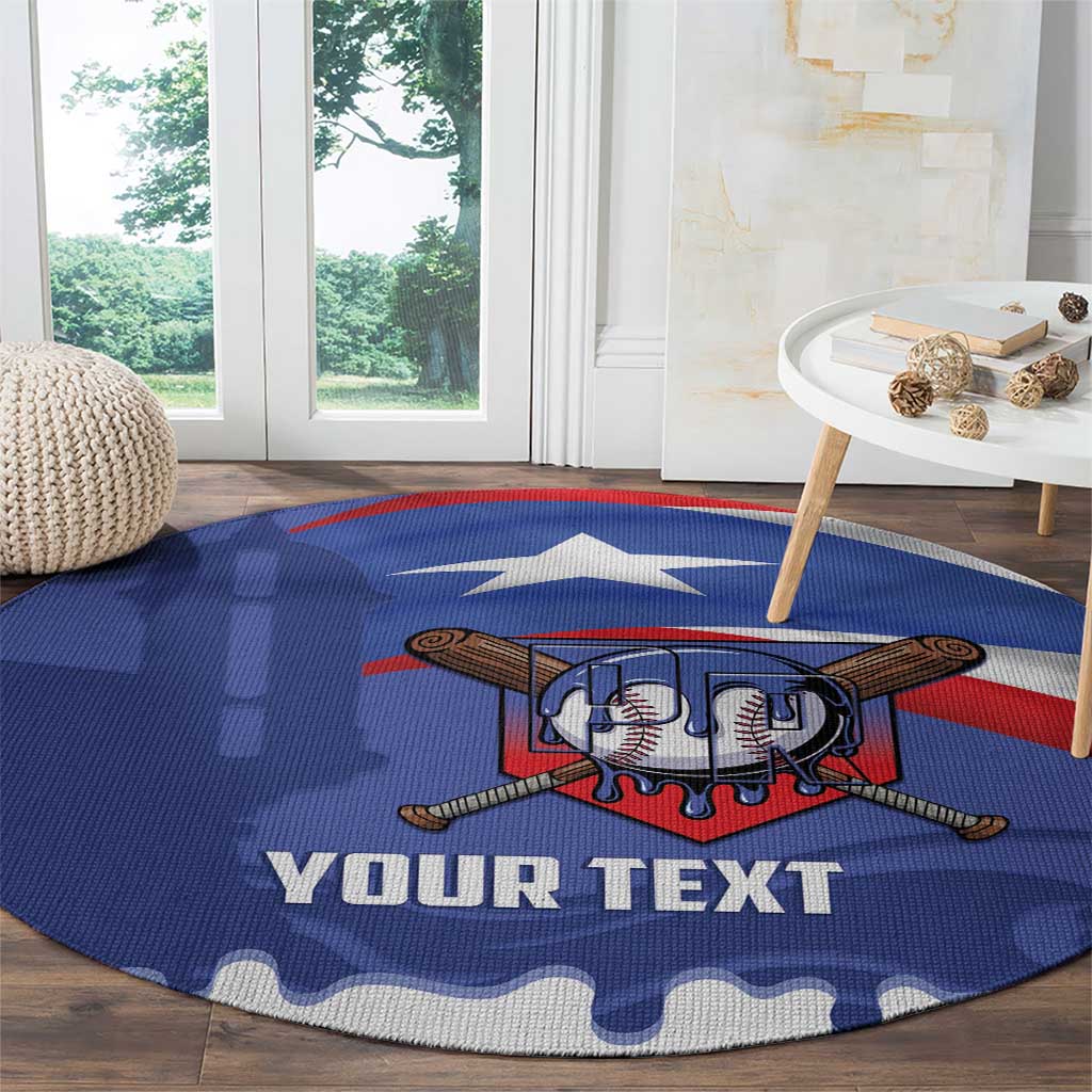 Puerto Rico 2026 Baseball Custom Round Carpet Go Puerto Rican El Morro Drip Style