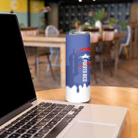 Puerto Rico 2026 Baseball Custom Skinny Tumbler Go Puerto Rican El Morro Drip Style