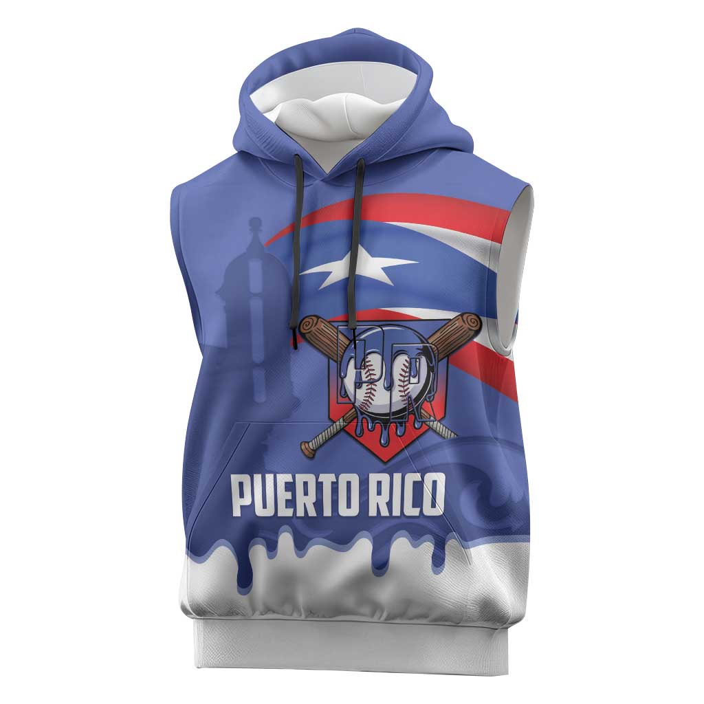 Puerto Rico 2026 Baseball Custom Sleeveless Hoodie Go Puerto Rican El Morro Drip Style