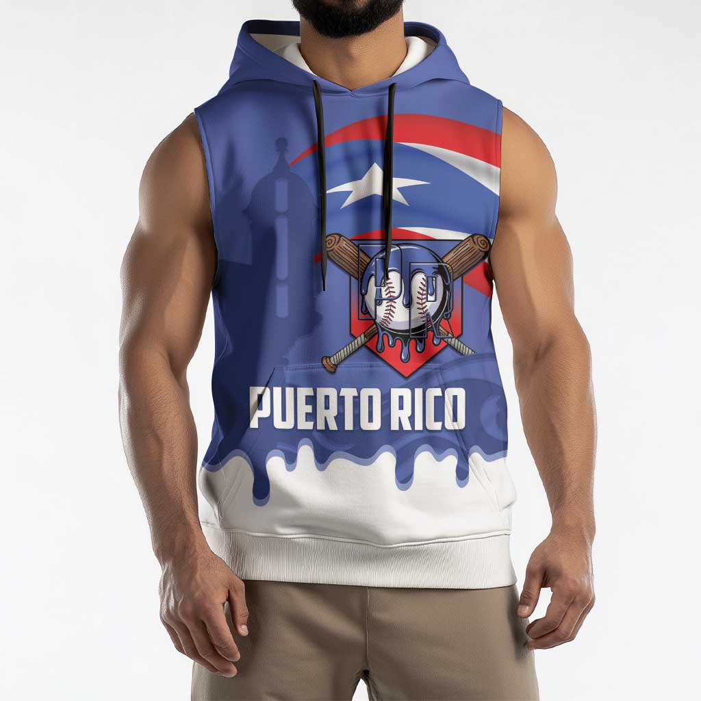 Puerto Rico 2026 Baseball Custom Sleeveless Hoodie Go Puerto Rican El Morro Drip Style