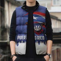 Puerto Rico 2026 Baseball Custom Sleeveless Puffer Jacket Go Puerto Rican El Morro Drip Style