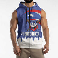 Puerto Rico 2026 Baseball Custom Sleeveless Zip Hoodie Go Puerto Rican El Morro Drip Style