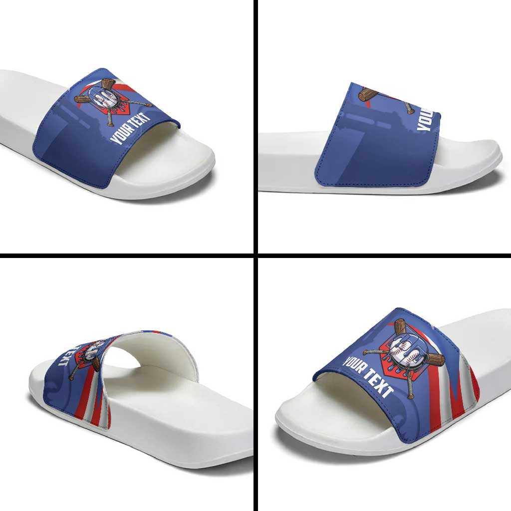 Puerto Rico 2026 Baseball Custom Slide Sandals Go Puerto Rican El Morro Drip Style