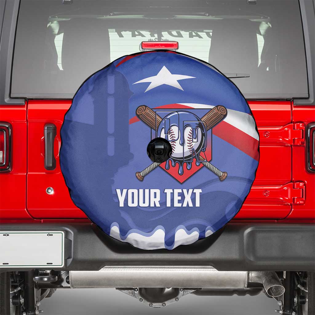 Puerto Rico 2026 Baseball Custom Spare Tire Cover Go Puerto Rican El Morro Drip Style