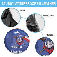 Puerto Rico 2026 Baseball Custom Spare Tire Cover Go Puerto Rican El Morro Drip Style