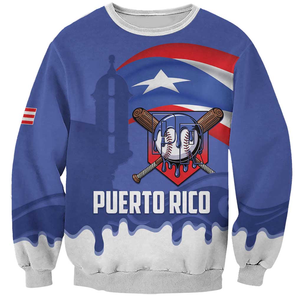 Puerto Rico 2026 Baseball Custom Sweatshirt Go Puerto Rican El Morro Drip Style