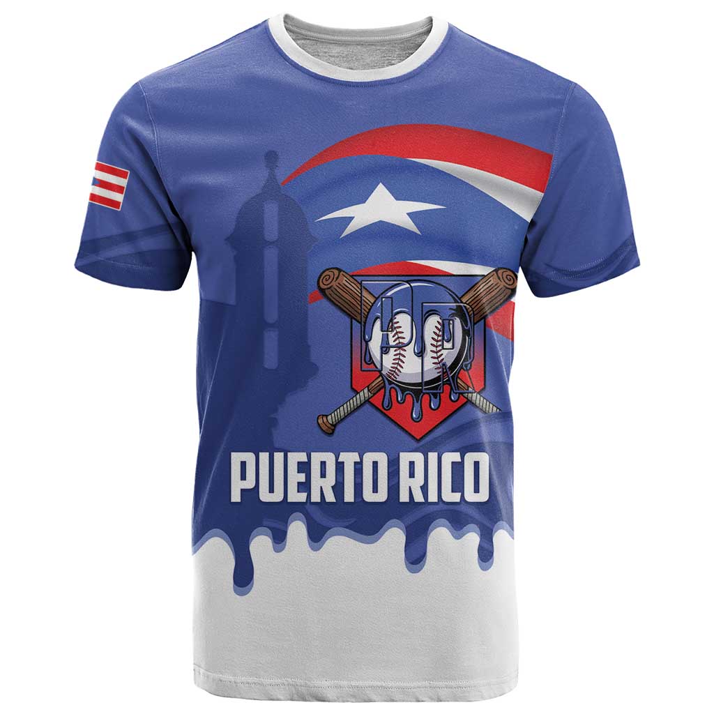 Puerto Rico 2026 Baseball Custom T Shirt Go Puerto Rican El Morro Drip Style