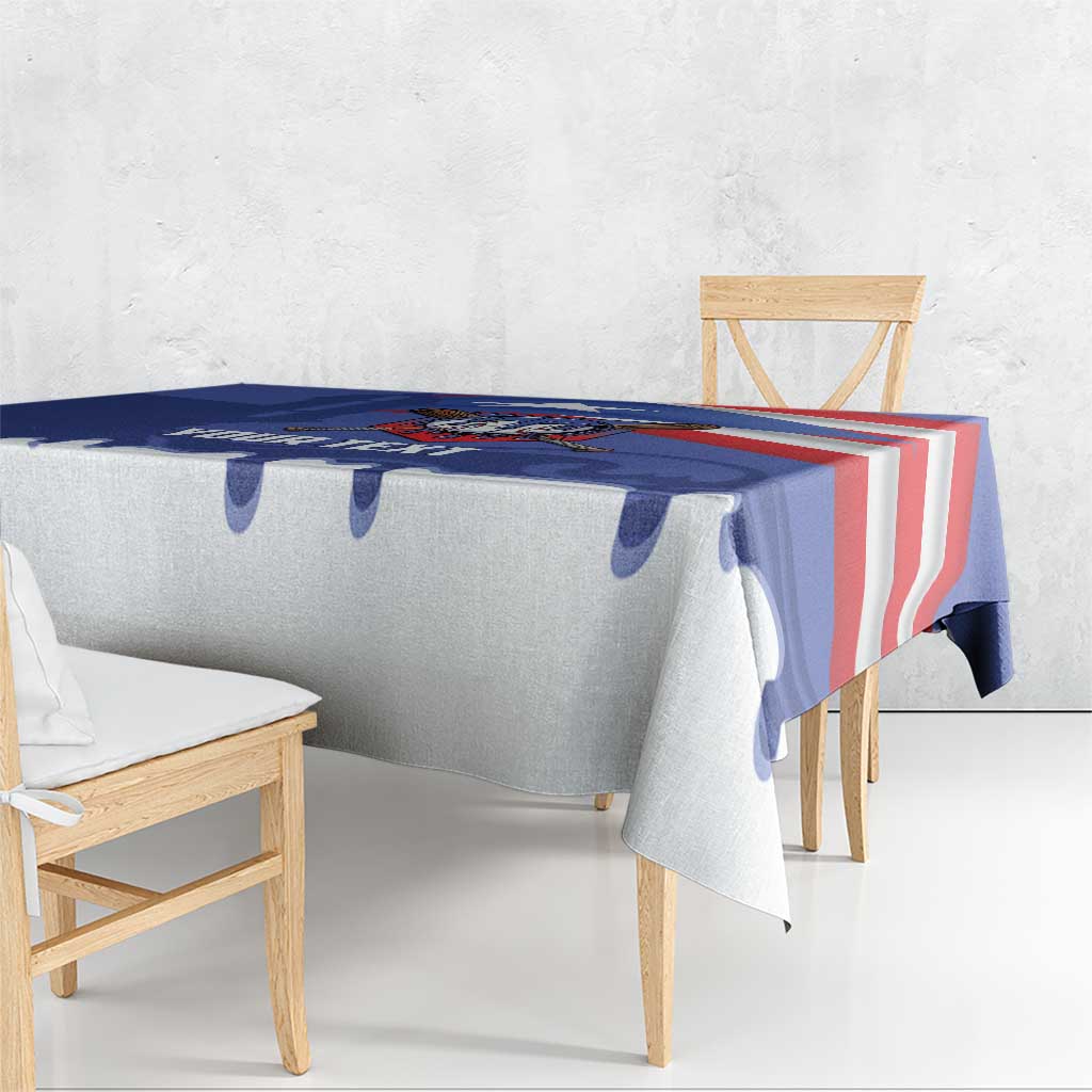 Puerto Rico 2026 Baseball Custom Tablecloth Go Puerto Rican El Morro Drip Style