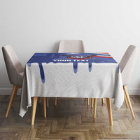 Puerto Rico 2026 Baseball Custom Tablecloth Go Puerto Rican El Morro Drip Style