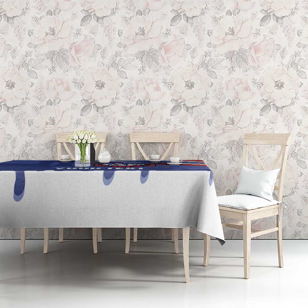 Puerto Rico 2026 Baseball Custom Tablecloth Go Puerto Rican El Morro Drip Style