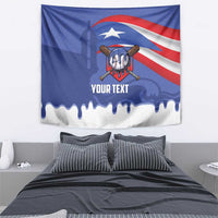 Puerto Rico 2026 Baseball Custom Tapestry Go Puerto Rican El Morro Drip Style