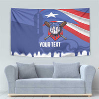 Puerto Rico 2026 Baseball Custom Tapestry Go Puerto Rican El Morro Drip Style