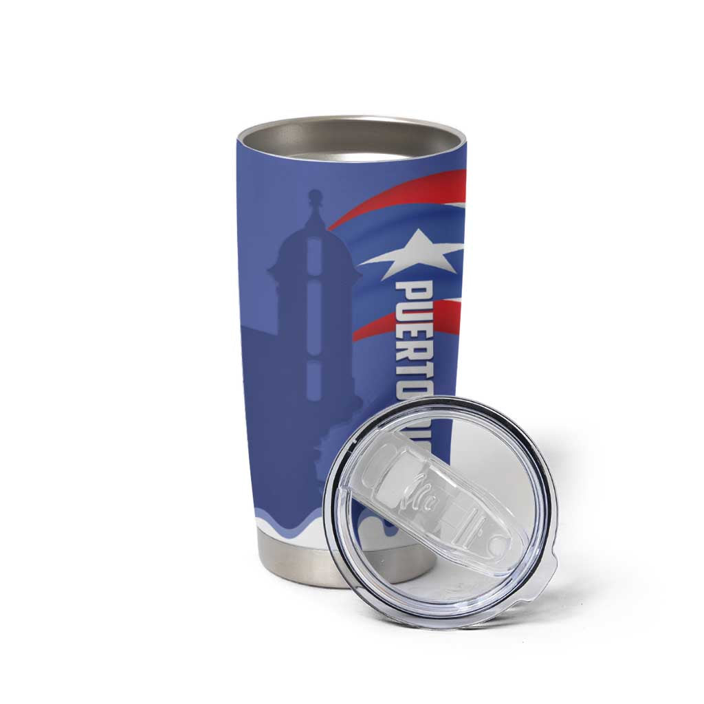 Puerto Rico 2026 Baseball Custom Tumbler Cup Go Puerto Rican El Morro Drip Style