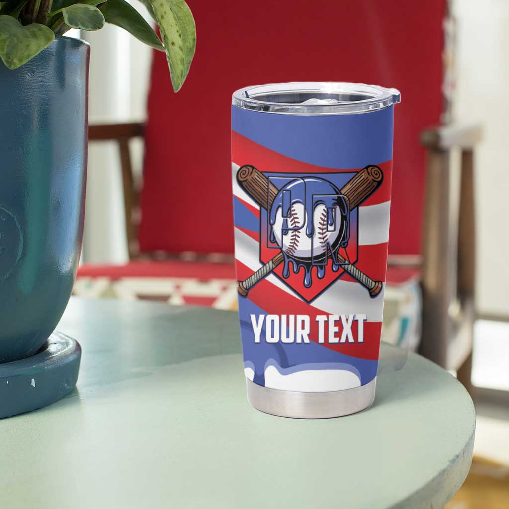 Puerto Rico 2026 Baseball Custom Tumbler Cup Go Puerto Rican El Morro Drip Style
