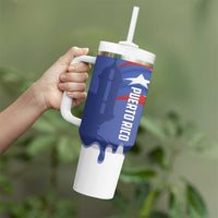 Puerto Rico 2026 Baseball Custom Tumbler With Handle Go Puerto Rican El Morro Drip Style