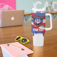 Puerto Rico 2026 Baseball Custom Tumbler With Handle Go Puerto Rican El Morro Drip Style