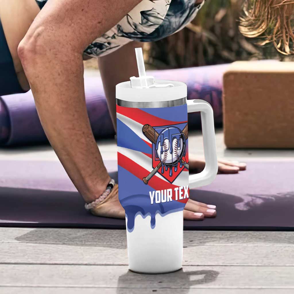 Puerto Rico 2026 Baseball Custom Tumbler With Handle Go Puerto Rican El Morro Drip Style