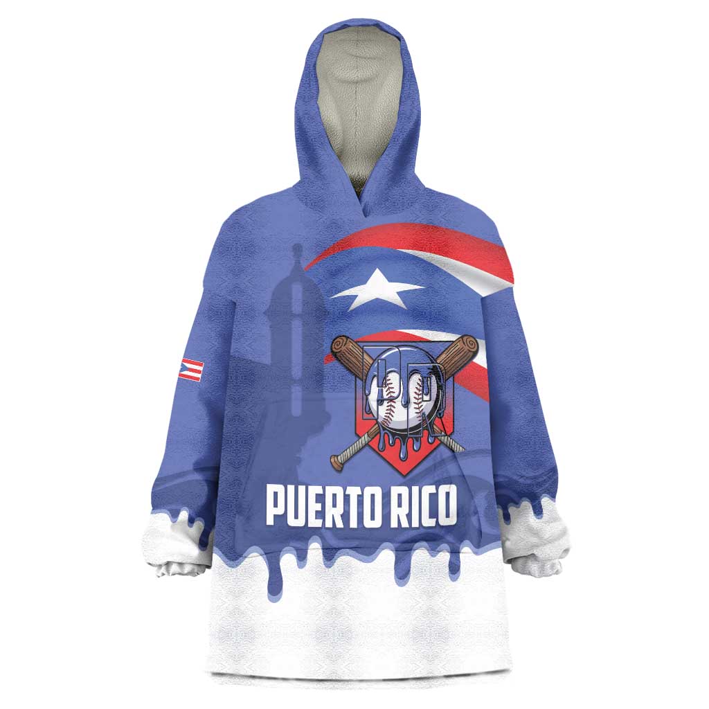 Puerto Rico 2026 Baseball Custom Wearable Blanket Hoodie Go Puerto Rican El Morro Drip Style