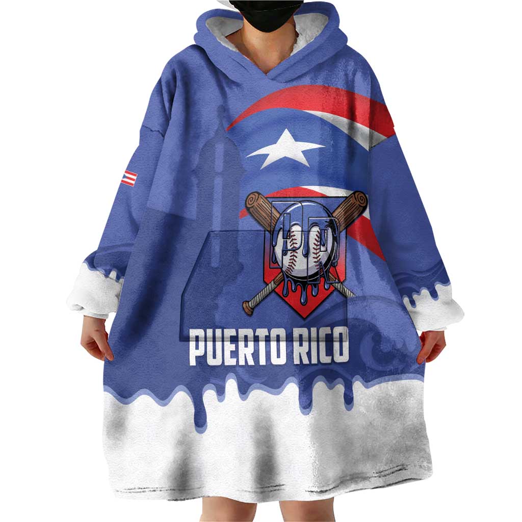 Puerto Rico 2026 Baseball Custom Wearable Blanket Hoodie Go Puerto Rican El Morro Drip Style