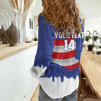 Puerto Rico 2026 Baseball Custom Women Casual Shirt Go Puerto Rican El Morro Drip Style