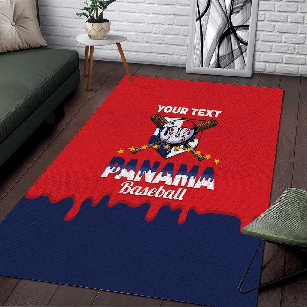 Panama 2026 Baseball Custom Area Rug Go Champions Drip Style