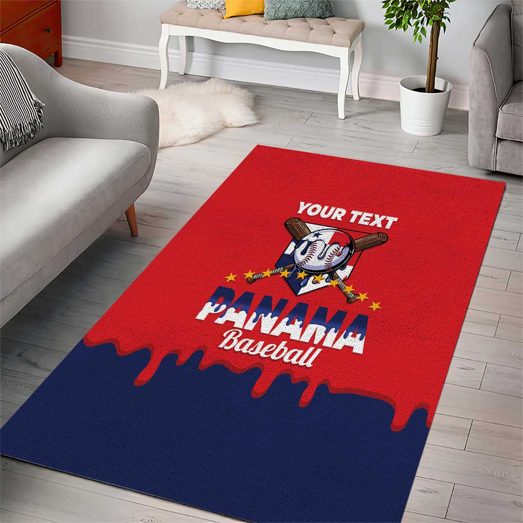 Panama 2026 Baseball Custom Area Rug Go Champions Drip Style