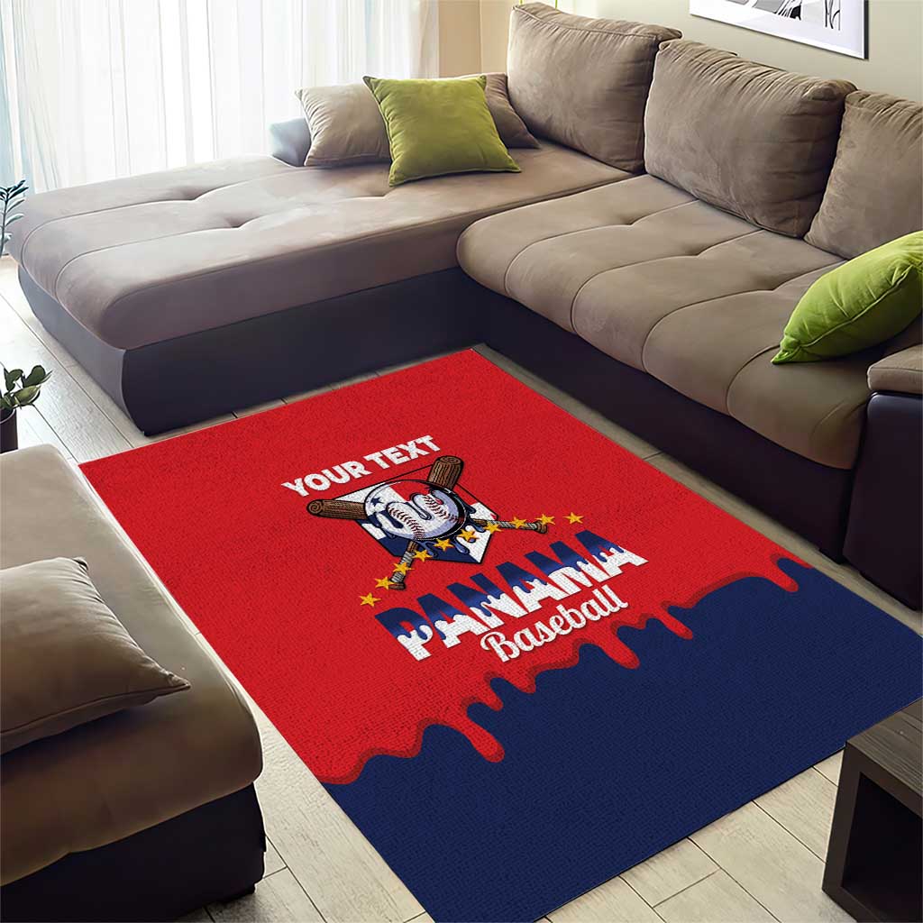 Panama 2026 Baseball Custom Area Rug Go Champions Drip Style