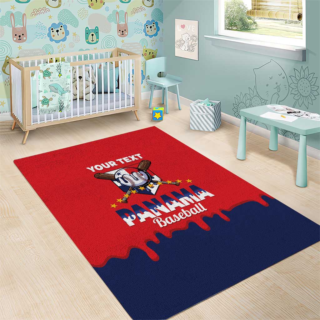 Panama 2026 Baseball Custom Area Rug Go Champions Drip Style
