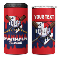 Panama 2026 Baseball Custom 4 in 1 Can Cooler Tumbler Go Champions Drip Style