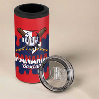 Panama 2026 Baseball Custom 4 in 1 Can Cooler Tumbler Go Champions Drip Style
