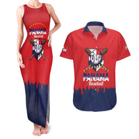 Panama 2026 Baseball Custom Couples Matching Tank Maxi Dress and Hawaiian Shirt Go Champions Drip Style