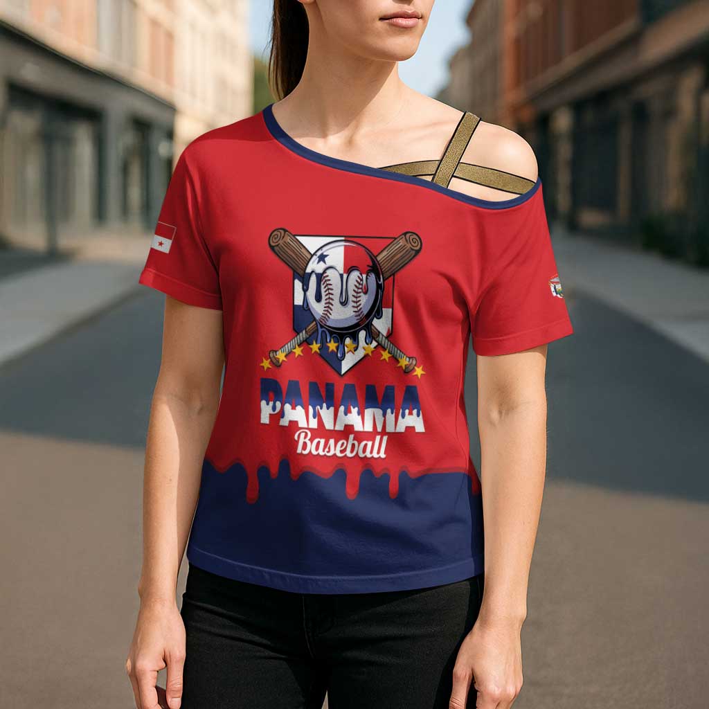 Panama 2026 Baseball Custom Cross Shoulder Shirt Go Champions Drip Style