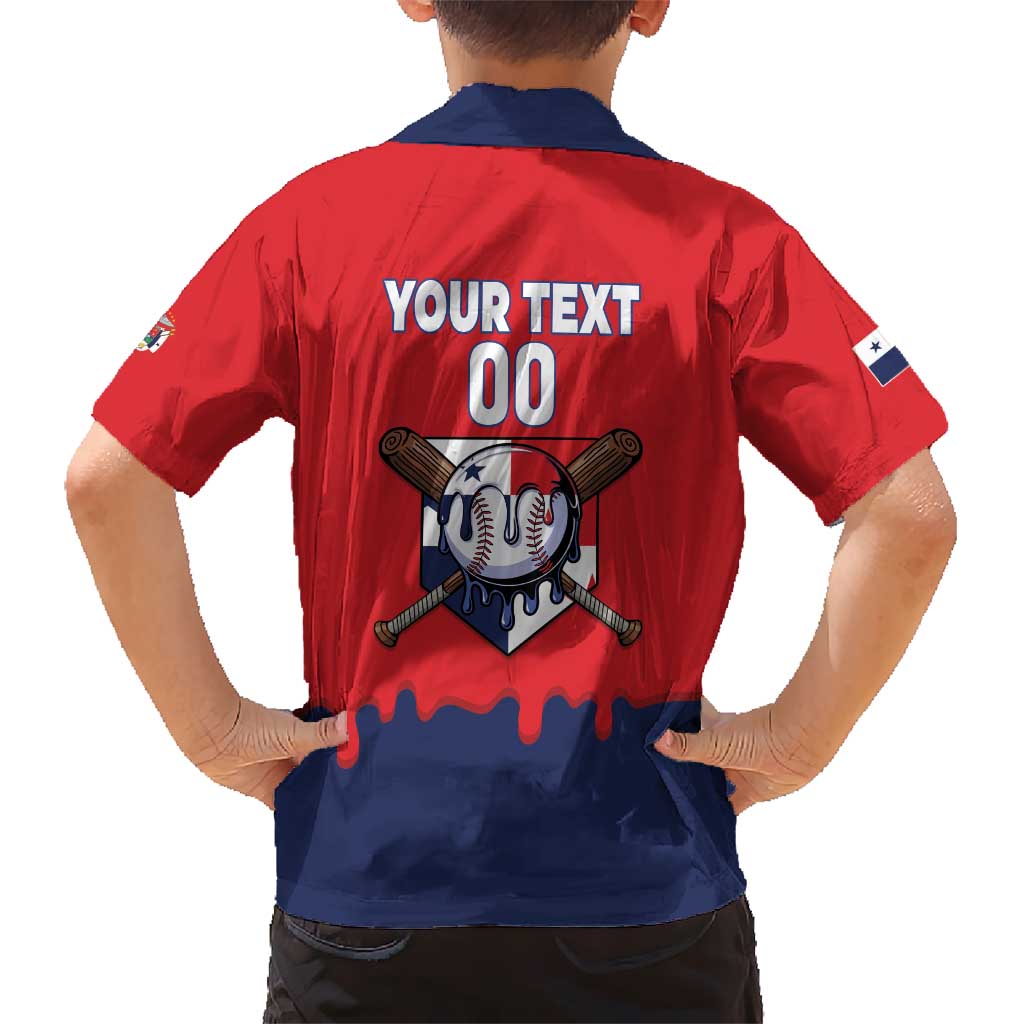 Panama 2026 Baseball Custom Family Matching Off Shoulder Maxi Dress and Hawaiian Shirt Go Champions Drip Style